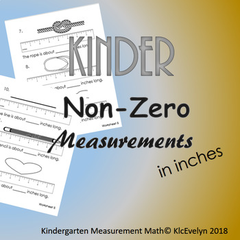 Preview of Non Zero Measurement in Inches!