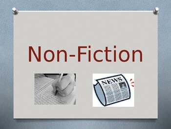 Preview of Non-fiction PowerPoint