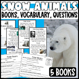 Non fiction Snow Animal Books: with Vocabulary and Compreh