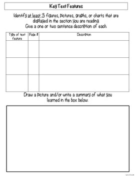 Note-Taking Template for Non-Fiction Texts by Apples and Bananas Education