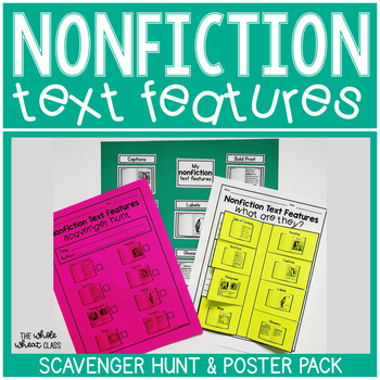 Preview of Nonfiction Text Features Freebie