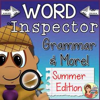 Preview of Grammar Worksheets {Summer Passages}