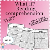 Non fiction research base reading comprehension for grade 