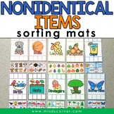 Non-identical Items Sorting Mats [ 10 mats! ] | Non-identi