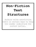 NonFiction Text Structures Lesson Pack