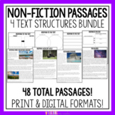Nonfiction Text Structure Worksheets | Nonfiction Passages