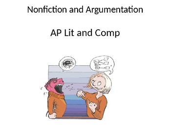 Preview of Nonfiction / Argumentation Slideshow AP Literature and Composition