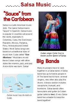 Preview of Nonfiction Article: Salsa Music