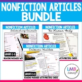 Nonfiction Articles Bundle, Reading Passages