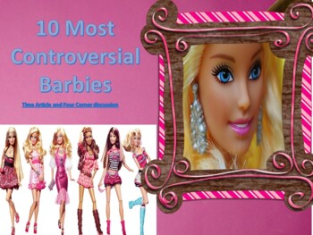 Preview of Barbie Lesson Nonfiction Time Magazine Article - Activities