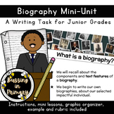 Nonfiction Biography Writing: Ontario Curriculum Mini-Unit