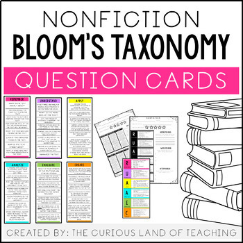 Preview of Nonfiction Bloom's Taxonomy Question Cards