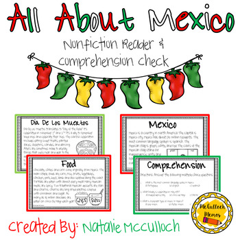 Preview of Nonfiction Book About Mexico- Featuring Cinco De Mayo