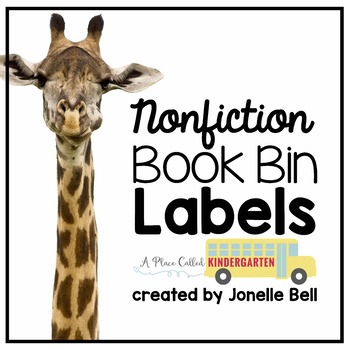 Preview of Nonfiction Book Bin Labels