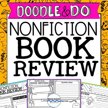 Preview of Nonfiction Book Report, Doodle Book Review for Nonfiction Texts, Nonfiction Text