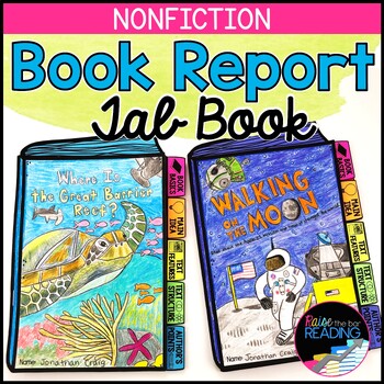 Preview of Nonfiction Book Report Tab Book Writing Templates, Nonfiction Summary Activities