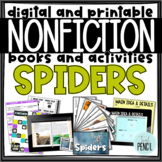 Nonfiction Books and Activities | Spiders | Printable and Digital