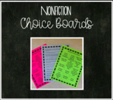 Nonfiction Choice Board