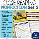 Nonfiction Close Reading Passages Paired Text 3rd 4th 5th 