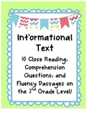Informational Text Close Reading Comprehension & Fluency {