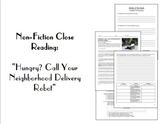 Nonfiction Close Reading: "Hungry? Call Your Neighborhood 