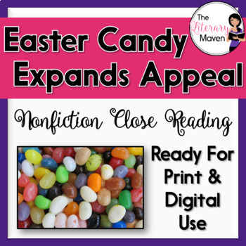 Preview of Nonfiction Close Reading - Popular Easter Candy Extends to Quirky Holidays