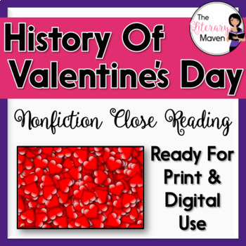 Preview of Nonfiction Close Reading - The Dark Origins of Valentine's Day