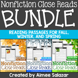 Nonfiction Reading Passages BUNDLE (Fall, Winter, Spring)