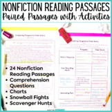 Nonfiction Reading Passages & Comprehension Activities Bun