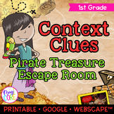 Word Meaning Context Clue Reading Vocabulary Pirate Escape