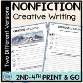 Nonfiction Creative Writing Picture Prompts with Adjective