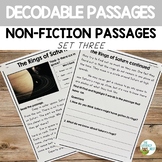 Nonfiction Decodable Passages, Readers for Structured Lite