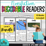 Nonfiction Decodable Readers Bundle- Level 1
