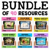 Digital Nonfiction Reading Comprehension Bundle + FREE Spanish