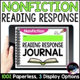 Nonfiction Digital Reading Response Journal, Informational