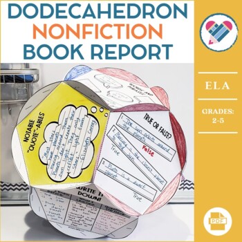 Preview of Nonfiction Dodecahedron Book Report