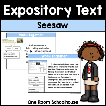 Preview of Nonfiction/Expository Writing for Seesaw
