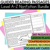 Nonfiction Guided Reading Passages Bundle | Level A-Z | Co