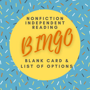 Preview of Nonfiction Independent Reading BINGO (AP Lang / College Comp Focused)