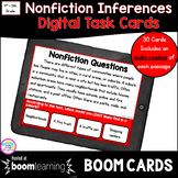 Nonfiction Inferences Boom Cards™ 4th & 5th Grade - Distan