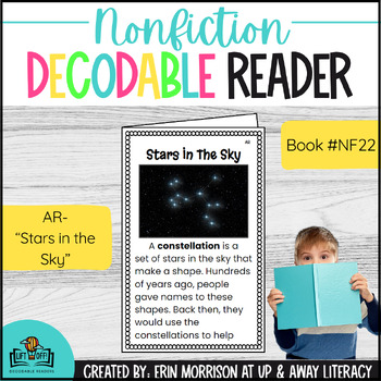 Preview of Nonfiction LIFT OFF! Decodable Reader AR R-Controlled Vowel- Stars in the Sky