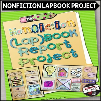 Preview of Nonfiction Book Report Lapbook Project