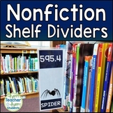 Nonfiction Library Shelf Dividers: 76 Classroom Library La