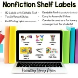 Nonfiction Library Shelf Labels