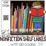 Nonfiction Library Shelf Labels with QR Codes