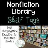 Nonfiction Library Shelf Tags Growing Bundle
