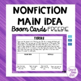 Nonfiction Main Idea BOOM CARDS™️ Free Sample