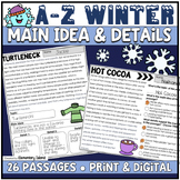 Nonfiction Winter Main Idea & Supporting Details & Key Det