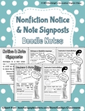 Nonfiction Notice & Note Signposts Doodle Notes