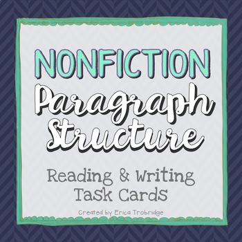 Preview of FREE Nonfiction / Informational Reading and Writing Task Cards
